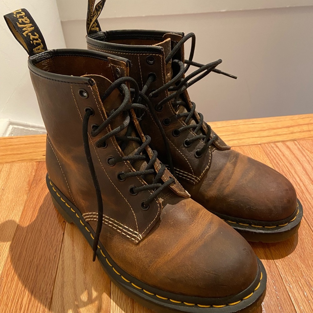 Mens Brown Doc Martens